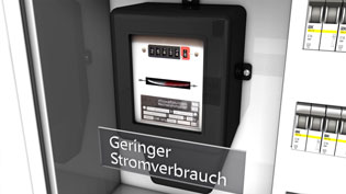Visualisierung 3D Animation LED Lampen Umrüstung - Spürbare Reduzierung des Stromverbrauchs
