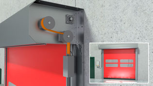 3D Animation Industrietechnik - Zugband wird montiert