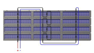 3D Visualisierung - Verdrahtungsplan für Solaranlage