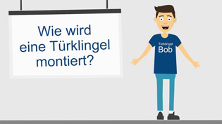 Visualisierung 2D Erklärvideo mit Comic-Figur - Vorstellung Videobezeichnung