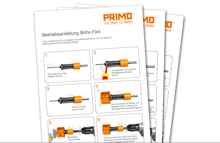 3D Betriebsanleitung von Werkzeug