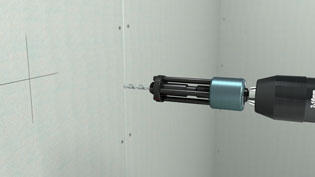 Bebilderte Betriebsanleitung mit 3D Visualisierungen von Werkzeug - Bolzen nach hinten schieben