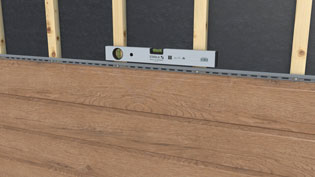 Visualisierung 3D Montagebild Fassadenprofile - Kunststofffassadenprofile ausrichten
