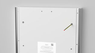 Visualisierung 3D Animation Aufbauanleitung Medienmöbel - Bohrlöcher werden angezeichnet