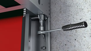 3D Montagevideo Industrie Rolltor - Rollkasten von der Unterseite festschrauben