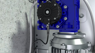 3D Montagevideo Industrie Rolltor - Sensorkabel für Endschalter wird angeschlossen