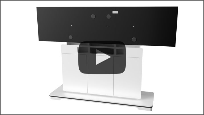 3D Aufbauanleitungen von Medienmöbel für Konferenzräume