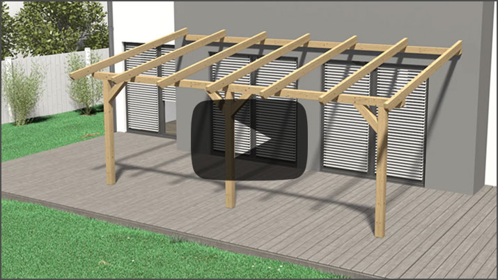 3D Montagevideo Terrassenüberdachung
