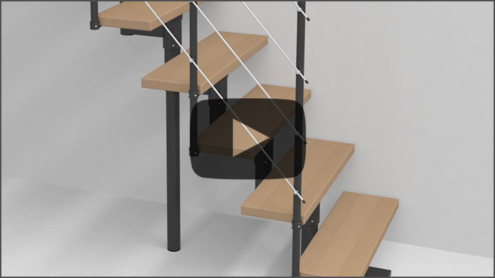 3D Montagevideo Treppe