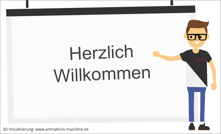 Visualisierung Kai Kupplung vor Billboard