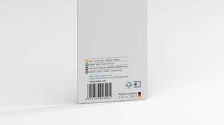 3D Visualisierung Produktverpackung - Produktgruppe und Barcode